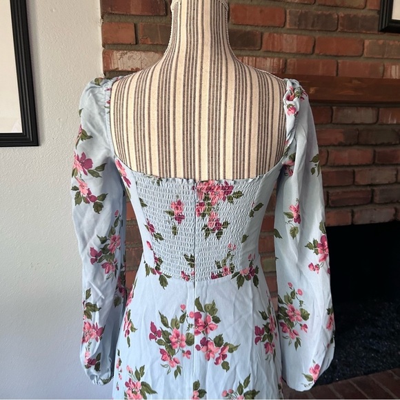 Reformation Shelby Floral Midi Dress in Giulia Sz 0 - Picture 9 of 11
